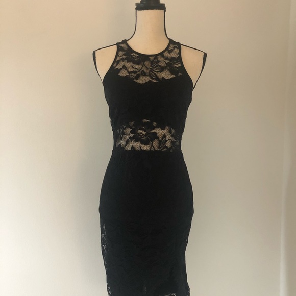 Used Hommage Los Angeles Laced Dress - Picture 1 of 7